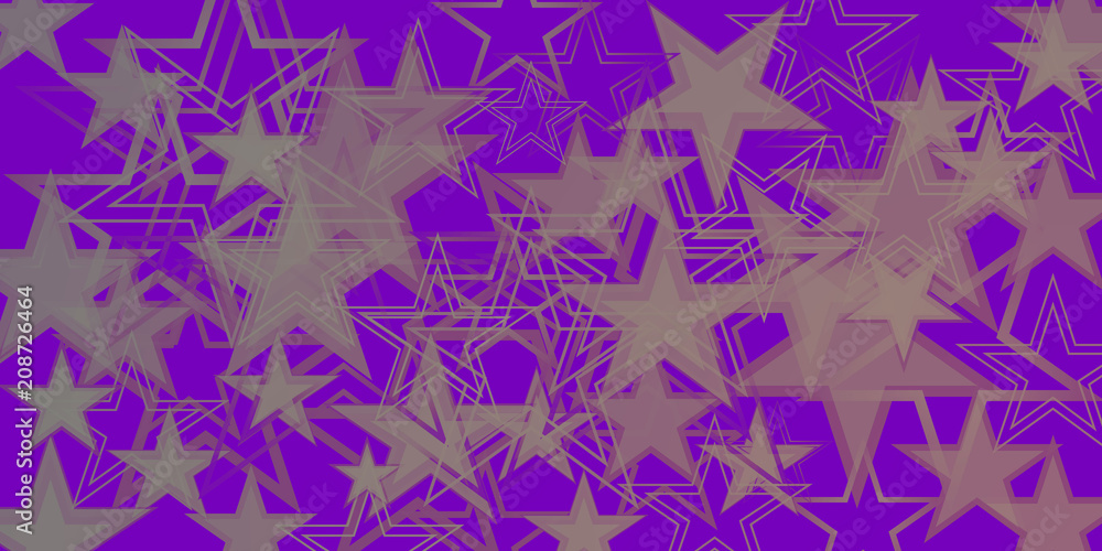 Vector purple metallic background in blue stars. Vector purple metallic background in blue stars.