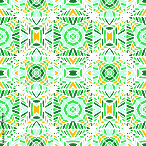 seamless geometric mosaic made by hand, stylized tile