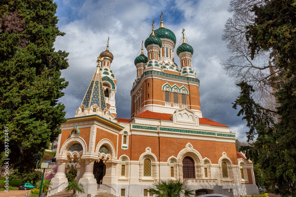 St Nicholas Orthodox Cathedral in Nice City, France