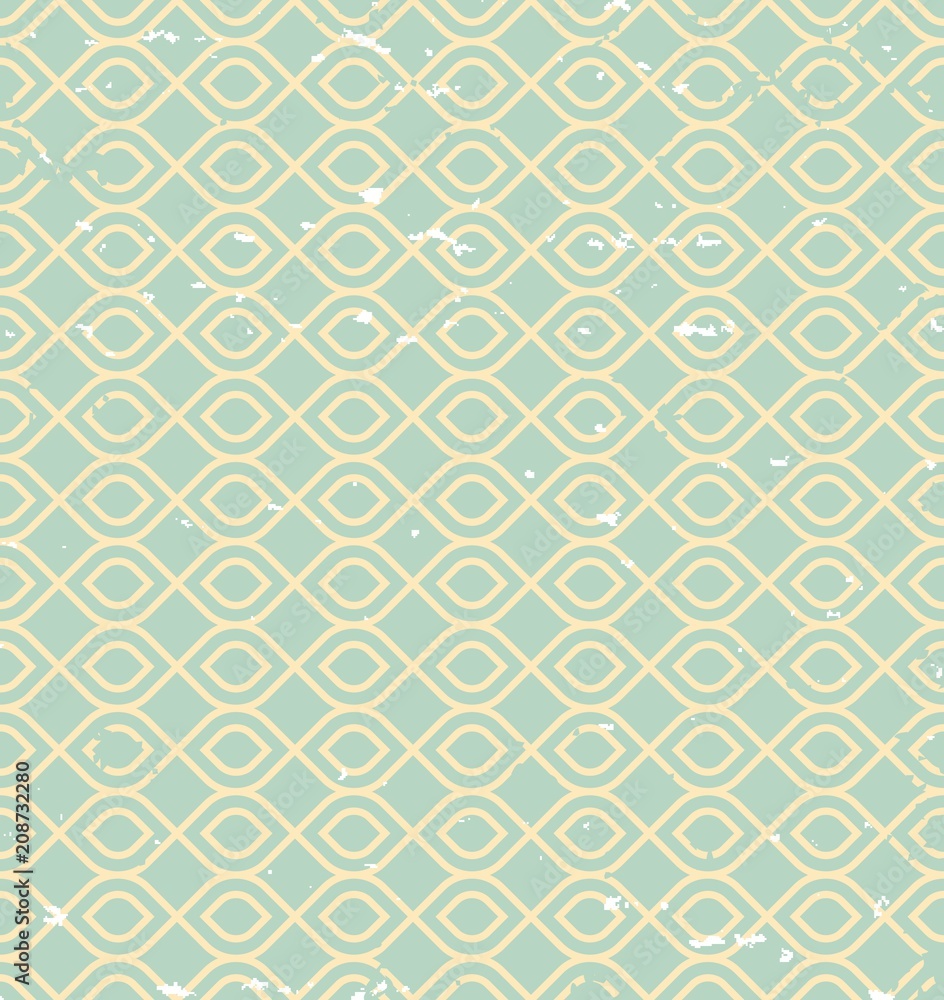 Abstract seamless pattern in vintage style with scratches