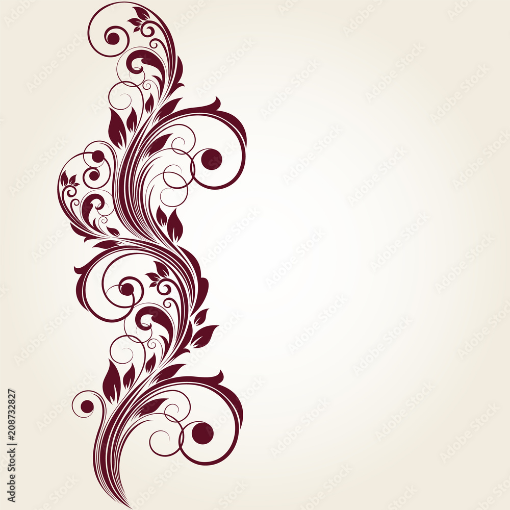 Abstract floral background. Element for design. Abstract floral background. Element for design.