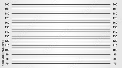 Police lineup mugshot background. Vector stock illustration.