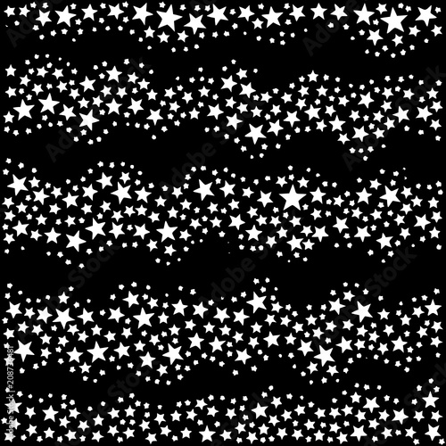 Background with star waves