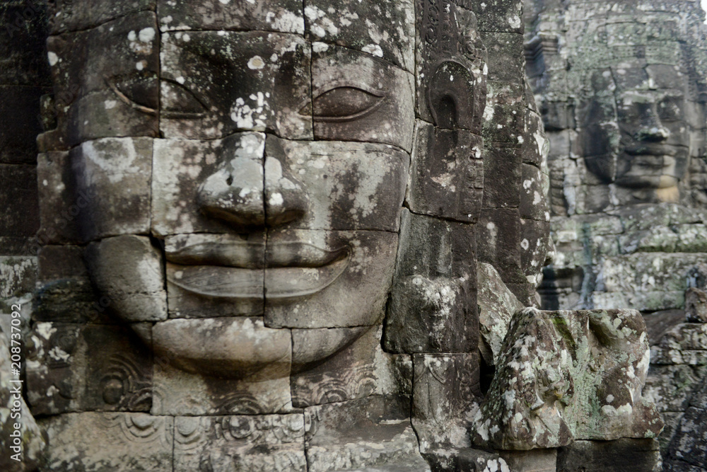 Fototapeta premium CAMBODIA SIEM REAP ANGKOR THOM BAYON TEMPLE