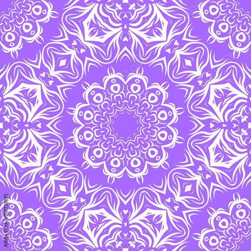 Modern floral ornament. Vector color mandala illustration, Designed for Web, Poster, Label and Other