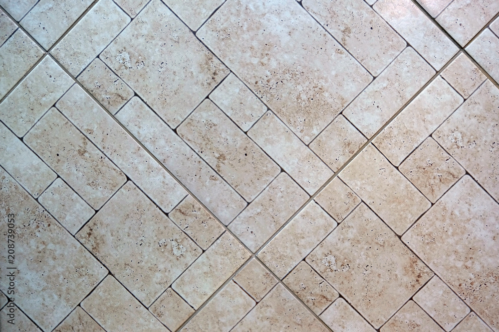 Fototapeta premium Ceramic tile, dark square seamless texture-gray, tile flooring