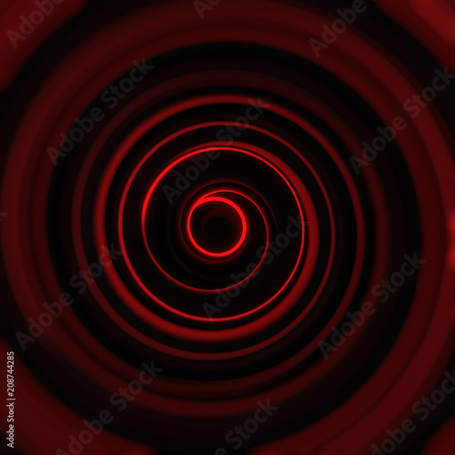 Red and black twisted hypno...