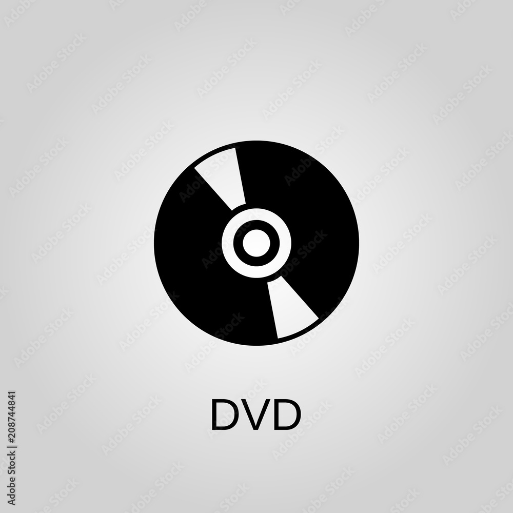 DVD icon. DVD symbol. Flat design. Stock - Vector illustration DVD icon. DVD symbol. Flat design. Stock - Vector illustration