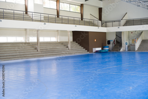Empty school gymnasium photo