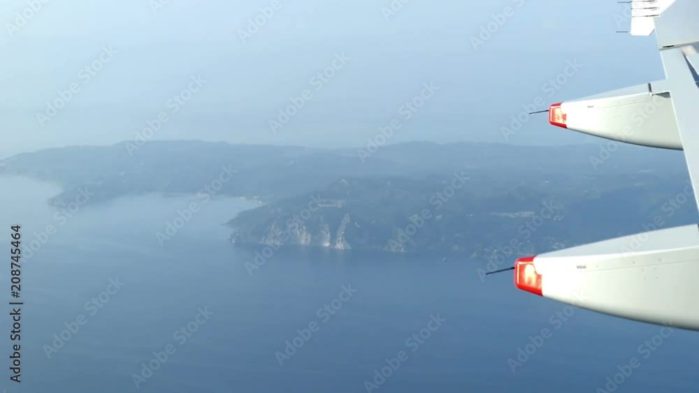 aerial view of Corfu island (Kerkyra) in greece. aerial view of Corfu island (Kerkyra) in greece.
