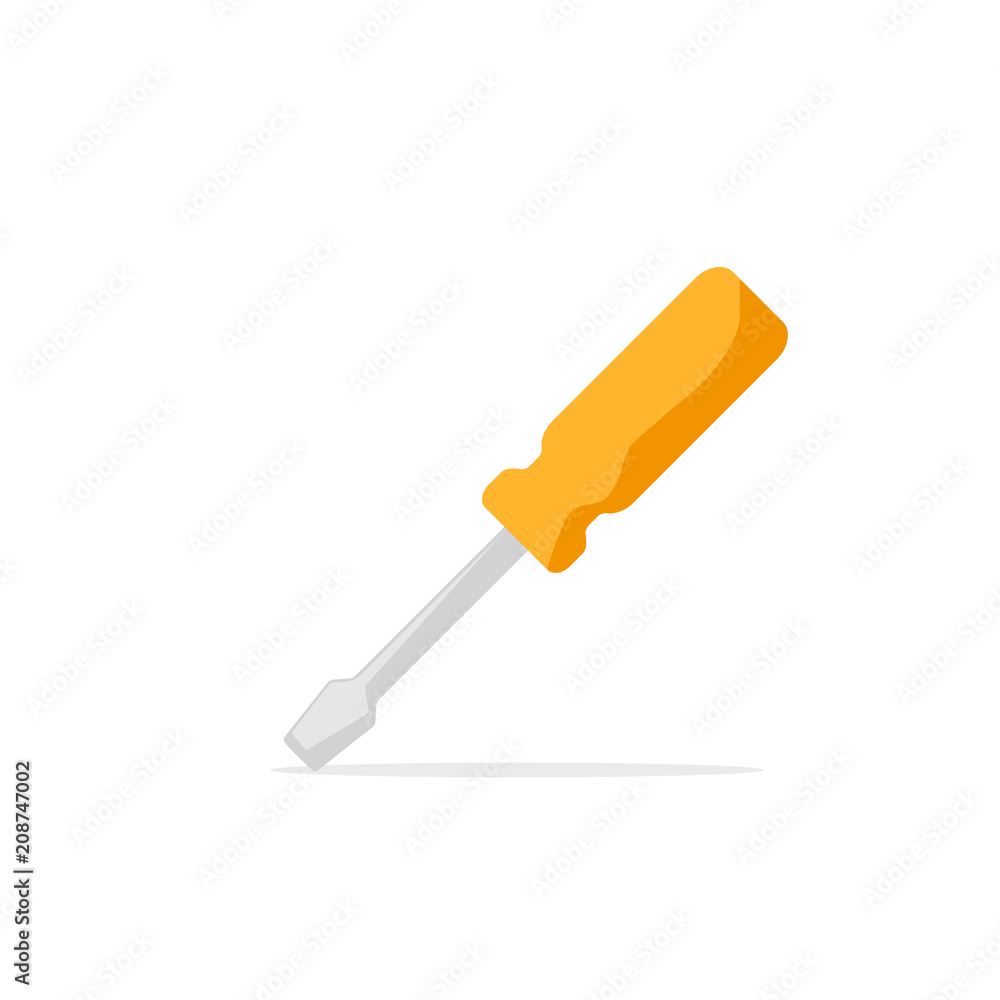 Screwdriver vector icon Screwdriver vector icon
