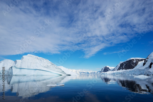 Fotografie Beautiful landscape and scenery in Antarctica