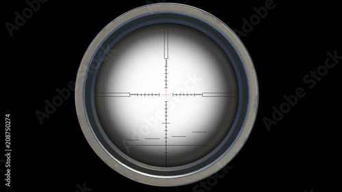Gun Sight. Looped. Alpha Channel Included.