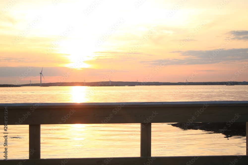 Obraz premium swedish sunset