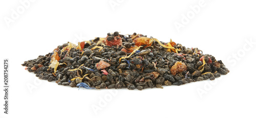 Loose leaf green tea blend ...