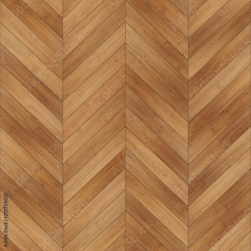 Seamless wood parquet texture chevron light brown  © Dmitry