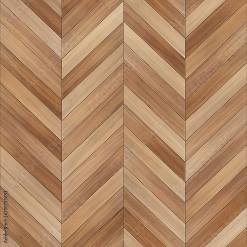 Seamless wood parquet texture chevron light brown 