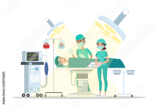 Plastic surgery set.