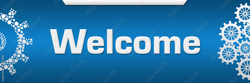 Welcome Blue Both Side Gears Welcome Blue Both Side Gears