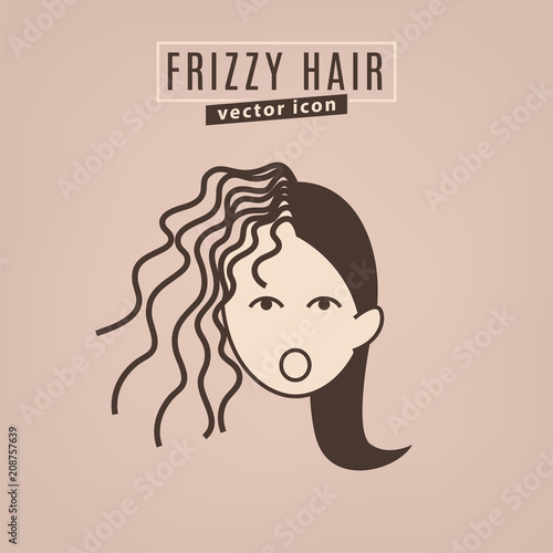 Hair problem icon