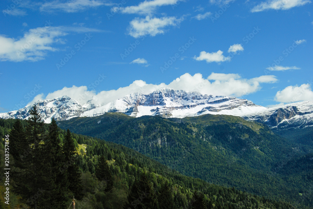 View on little part of the alpine arc