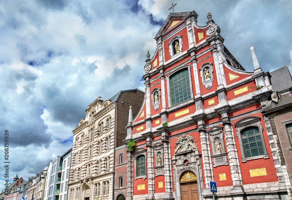Obraz premium Church of the Immaculate Conception in Liege, Belgium