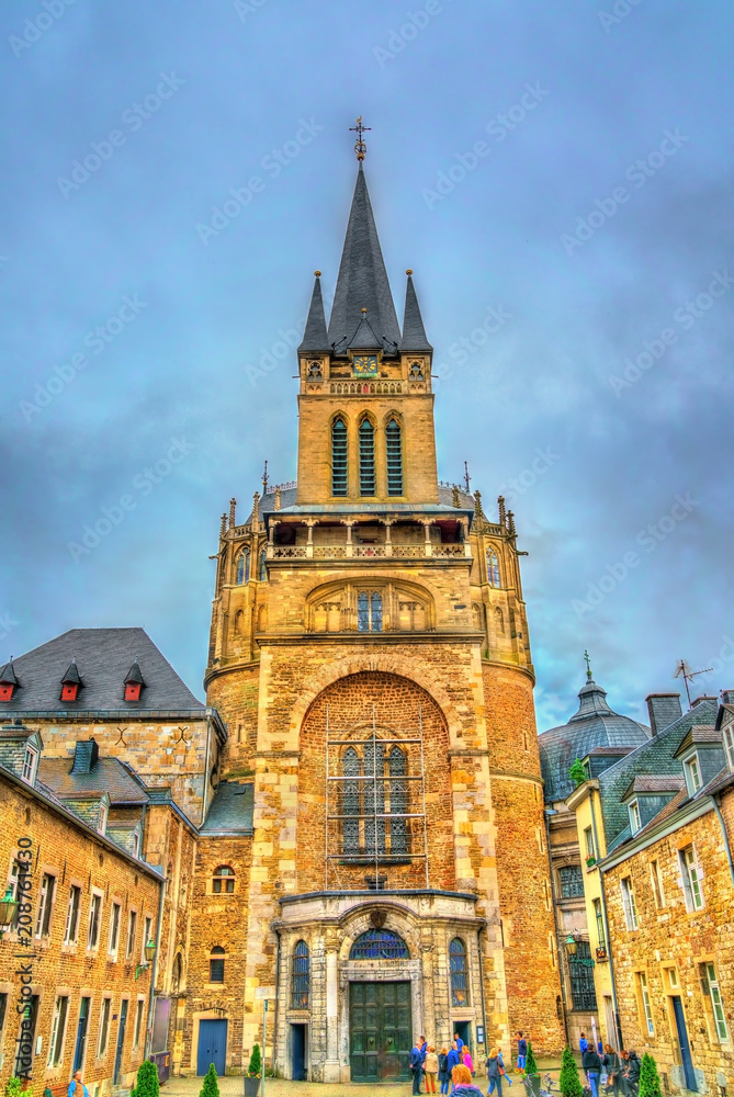 Fototapeta premium Aachen Cathedral, a UNESCO world heritage site in Germany