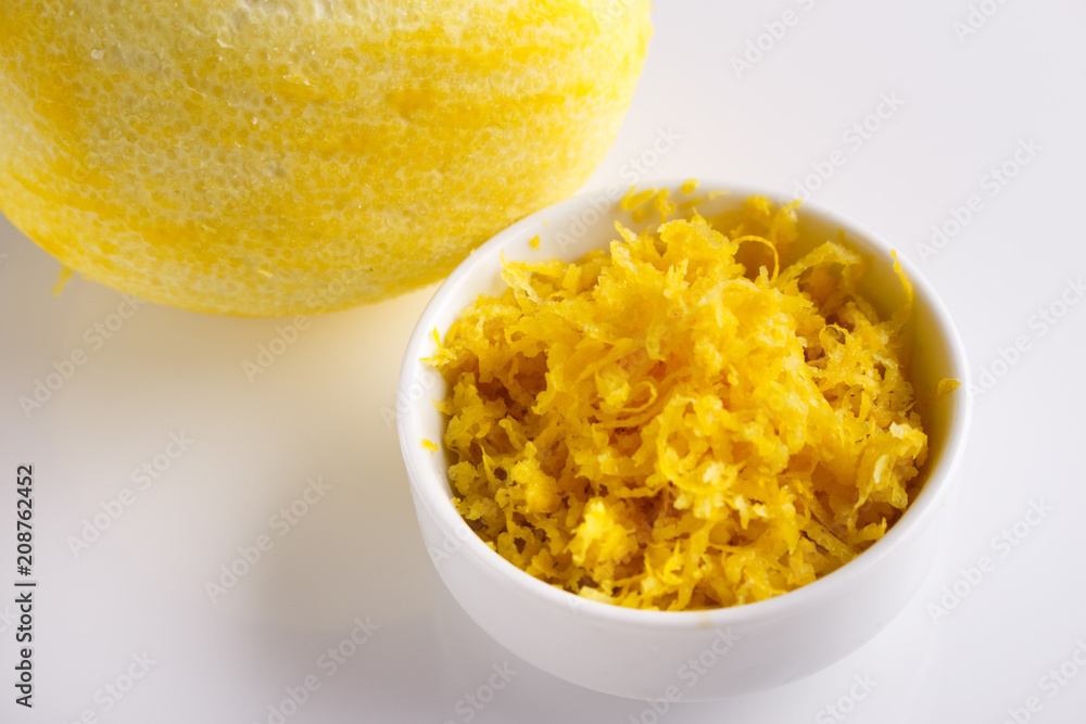 Lemon and juice on a white background Lemon and juice on a white background