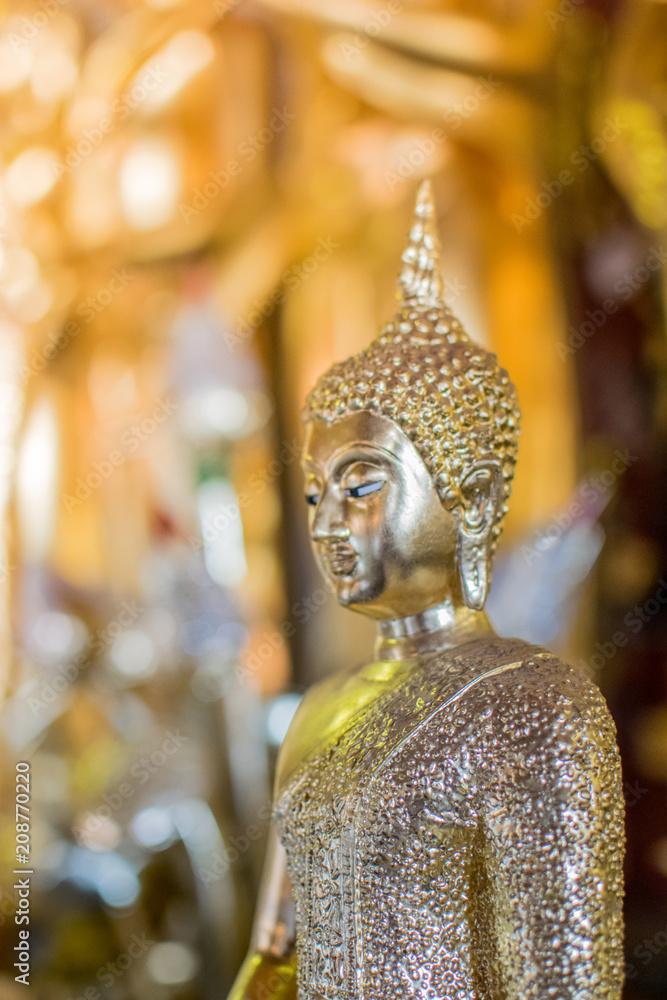 Beautiful Buddha in Buddhism The worship of the Thai people.