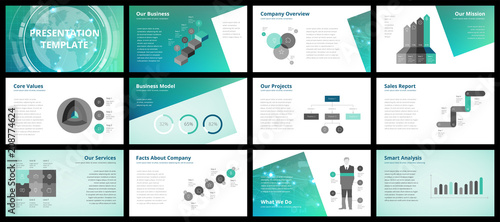 Business presentation templates