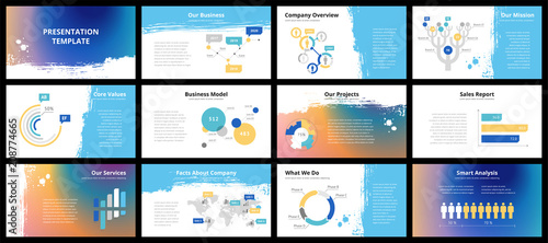 Business presentation templates