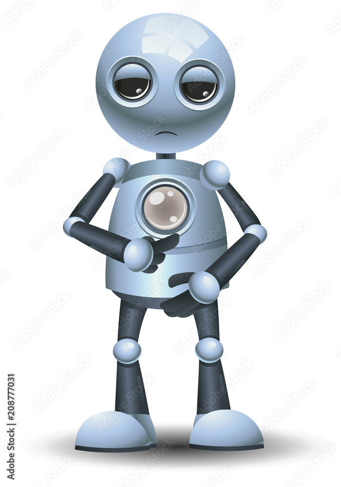 little robot ask to refill energy little robot ask to refill energy