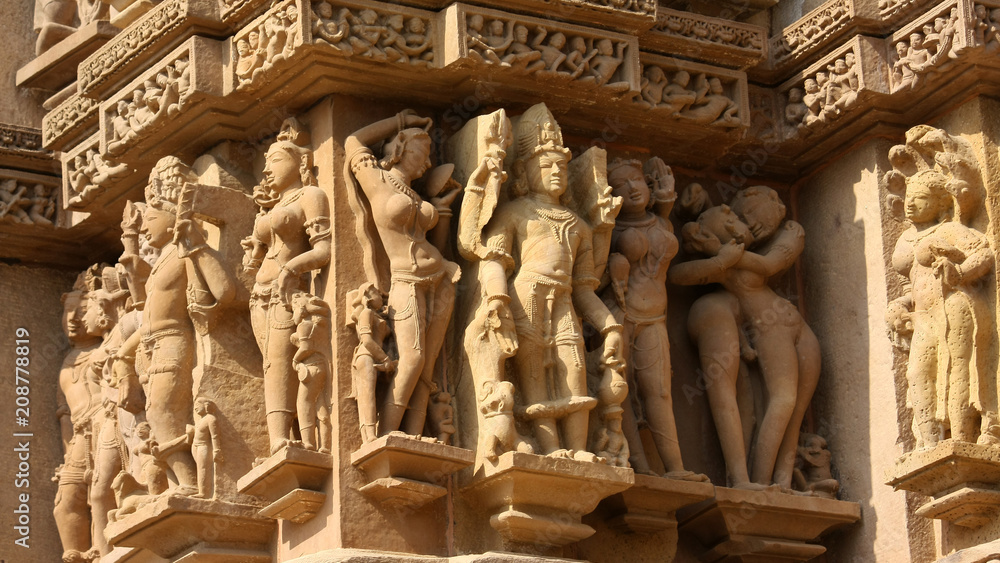 Templo Lakshmana, Templos del Oeste en Khajuraho, India