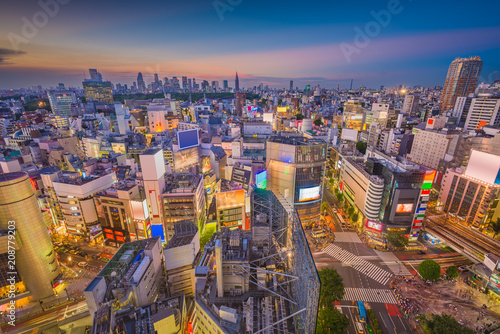 Photography Shibuya, Tokyo, Japan Skyline