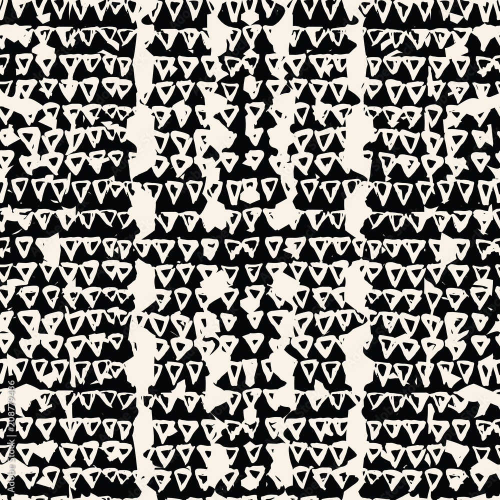 Triangle tie dye pattern.