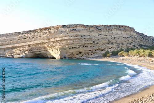 die Felshöhlen von Matala, Kreta