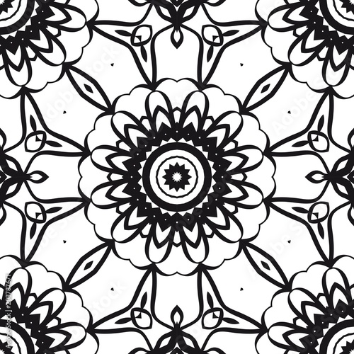 Seamless decorative geometric modern pattern. vector color illustration.