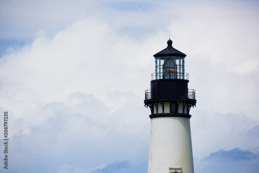 Yaquina Head Lighthouse detail, Newport, Oregon.