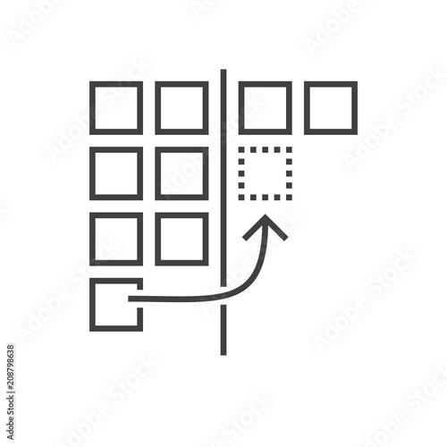 Drag and Drop Vector Icon