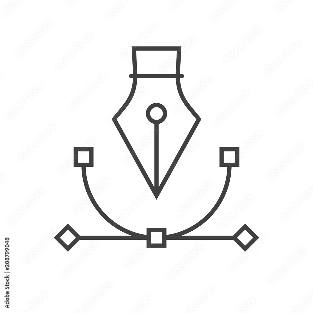 Pen Tool Vector Icon Pen Tool Vector Icon