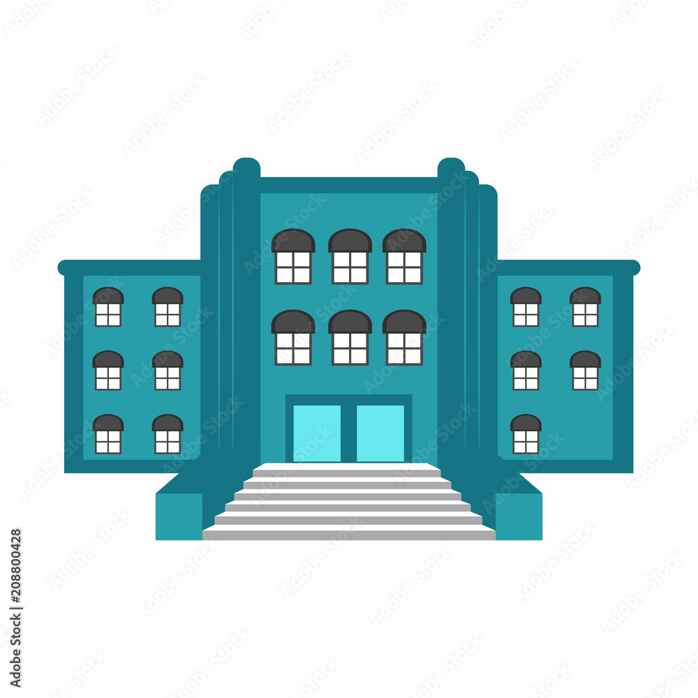 Isolated building icon