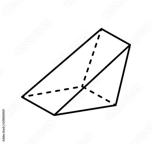 Triangular Prism Geometric Figure Gometry Shape