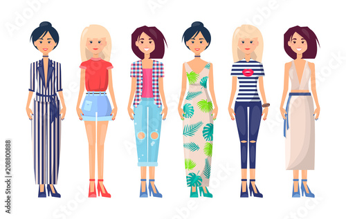 Elegant Summer Vogue Collection Fashionable Gowns