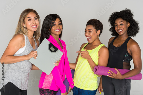 Group Of Fit Friends