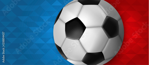 Soccer web banner of special sport event © Cienpies Design