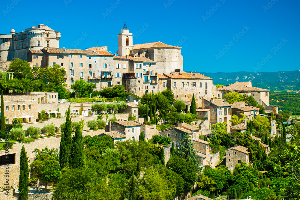 Ancient medieval village of Gordes, Provence, France Ancient medieval village of Gordes, Provence, France