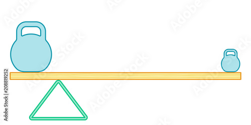 Lever beam illustration
