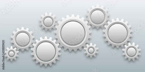 Gears and cogs background #Vector Graphics 