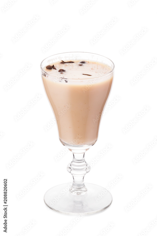 Tom and Jerry salted caramel eggnog Stock Photo Adobe Stock