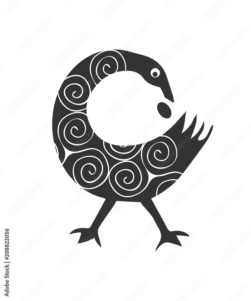 Vector Adinkra Symbol Illustration Sankofa The Sankofa Represents The Importance Of Learning 